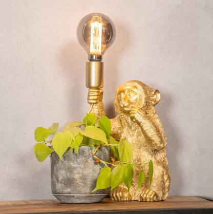 Golden Monkey Table Lamp