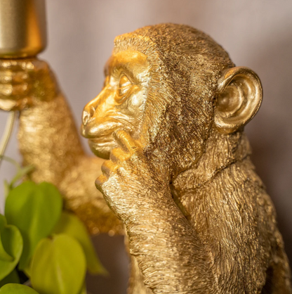 Golden Monkey Table Lamp