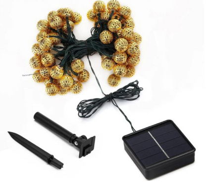 Solar-Powered Oriental Fairy String Lights