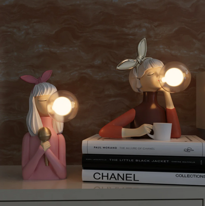 Whimsical Bubble Gum Light Sculpture