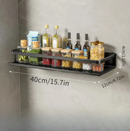 Modern Grey Kitchen Shelf