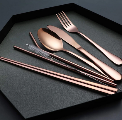 Portable Stainless Steel Cutlery Set