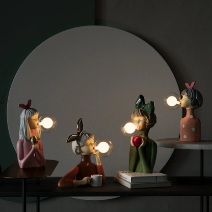 Whimsical Bubble Gum Light Sculpture