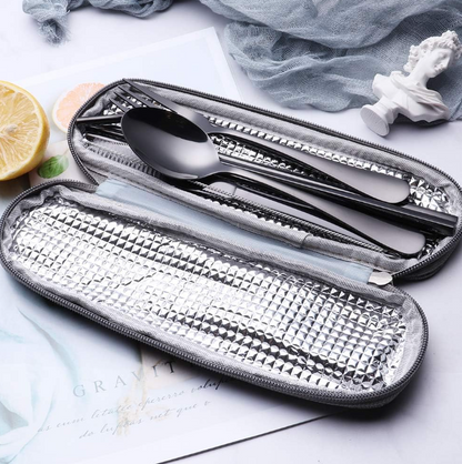 Portable Stainless Steel Cutlery Set