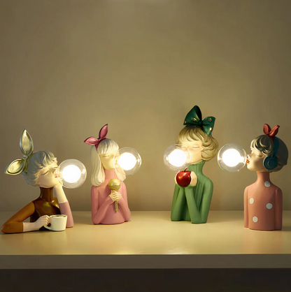 Whimsical Bubble Gum Light Sculpture