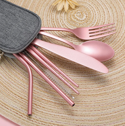 Portable Stainless Steel Cutlery Set