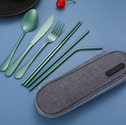 Portable Stainless Steel Cutlery Set