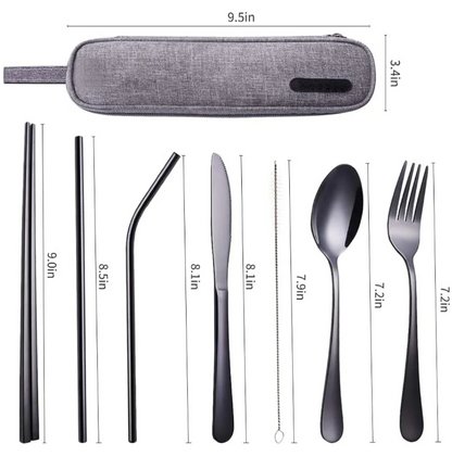 Portable Stainless Steel Cutlery Set
