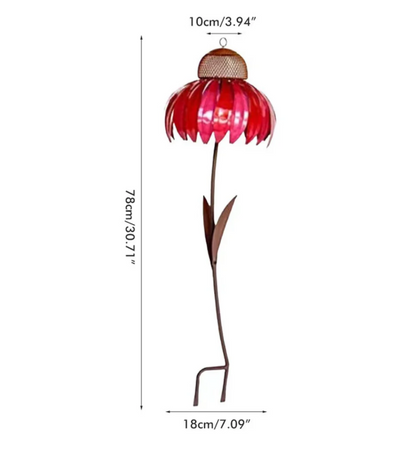 Blooming Flower Bird Feeder Station