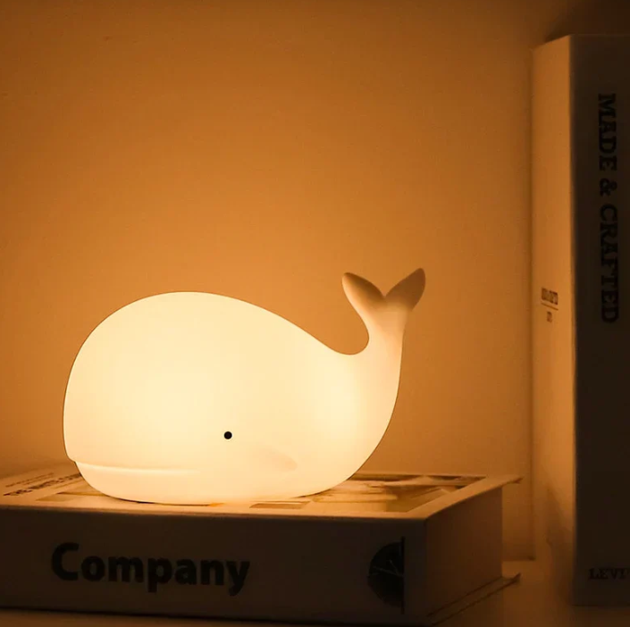 Enchanting Color-Changing Whale Lamp