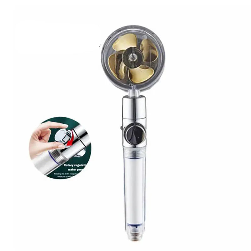 360° Rotating Shower Head with Water-Saving and High-Pressure Features