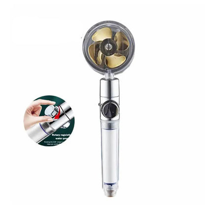 360° Rotating Shower Head with Water-Saving and High-Pressure Features