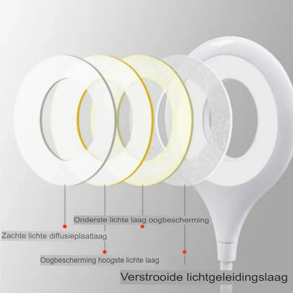 Portable Rechargeable LED Night Light - Adjustable Desk And Bedside Lamp For Comfort And Convenience