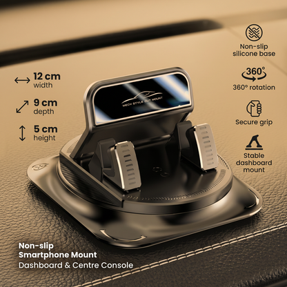 Car Phone Holder – Non-Slip Smartphone Mount for Dashboard & Center Console