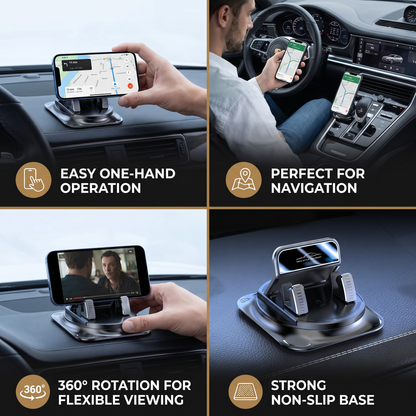 Car Phone Holder – Non-Slip Smartphone Mount for Dashboard & Center Console