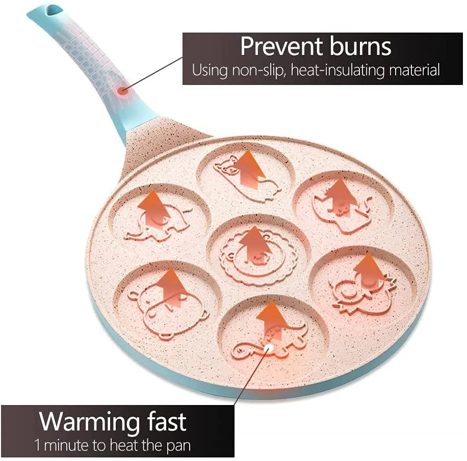 Kids Breakfast Frying Pan – Fun Egg and Pancake Mold Skillet