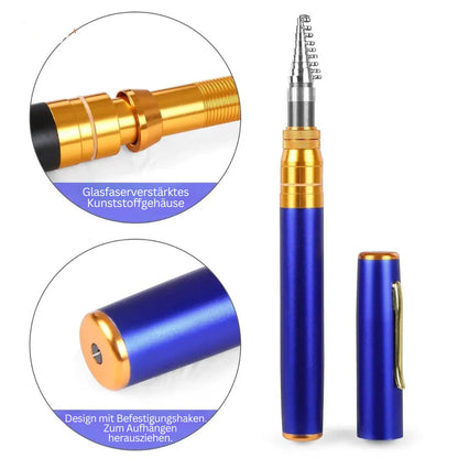 Portable Compact Fishing Set with Telescopic Rod - Travel-Friendly Fishing Gear