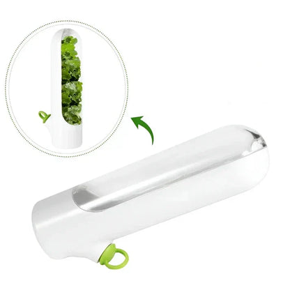 Airtight Herb Keeper – Space-Saving Storage Container for Maximum Freshness
