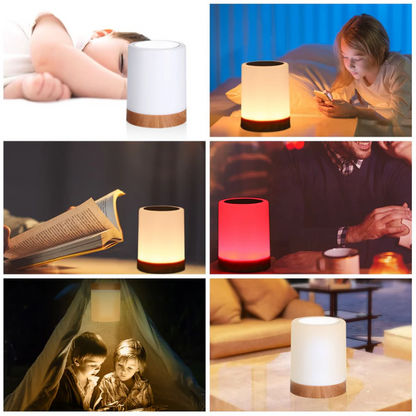Adjustable LED Night Lamp With Modern Design And Color Changing Features