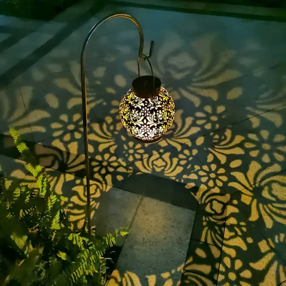 Solar-Powered Waterproof LED Hanging Light For Outdoor & Garden Decor