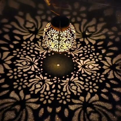Solar-Powered Waterproof LED Hanging Light For Outdoor & Garden Decor