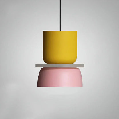 Colorful Macaron-Inspired LED Pendant Light