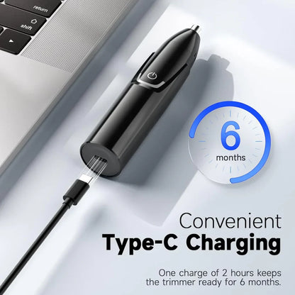 Rechargeable Nose & Ear Hair Trimmer | SmoothTrim Pro