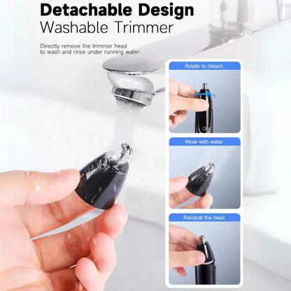 Rechargeable Nose & Ear Hair Trimmer | SmoothTrim Pro