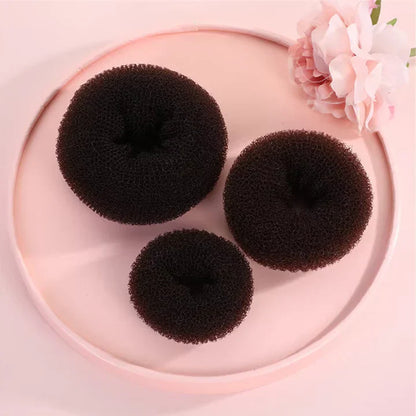 Volumizing Hair Donut Bun Maker – Set Of 7 With Accessories