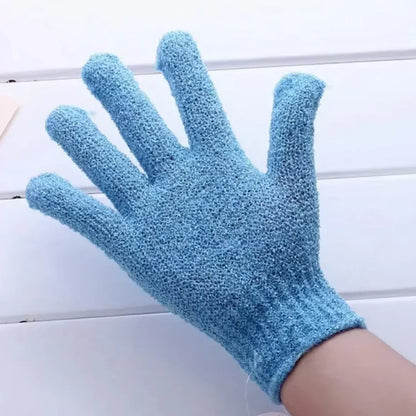 Dual-Textured Exfoliating Shower Gloves – Set of 2