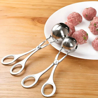 Stainless Steel Meatball Tongs – Perfect Meatball Shaper