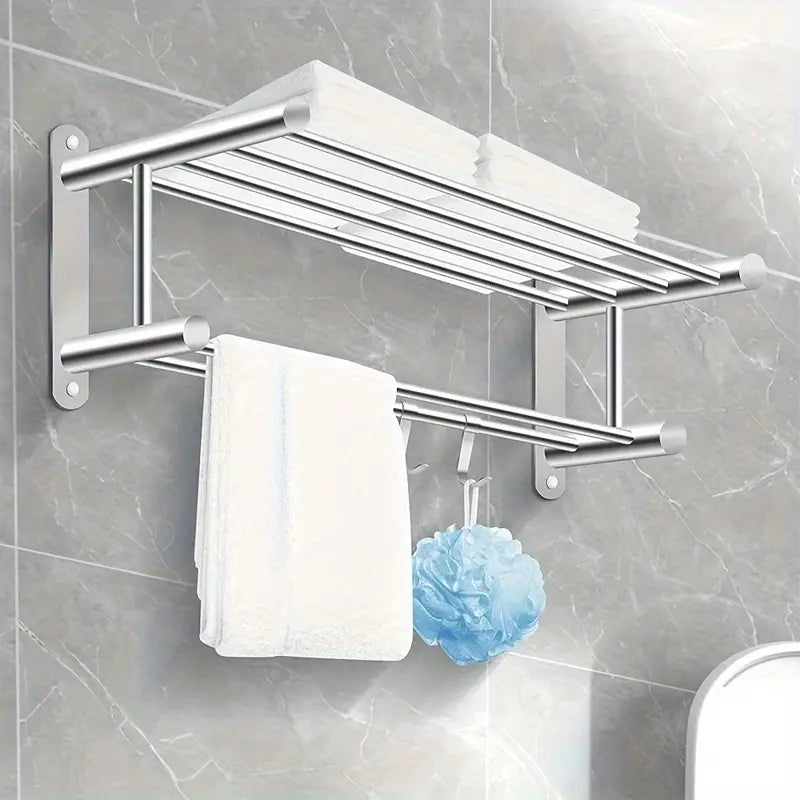 Durable Stainless Steel Towel Rack for Modern Bathrooms