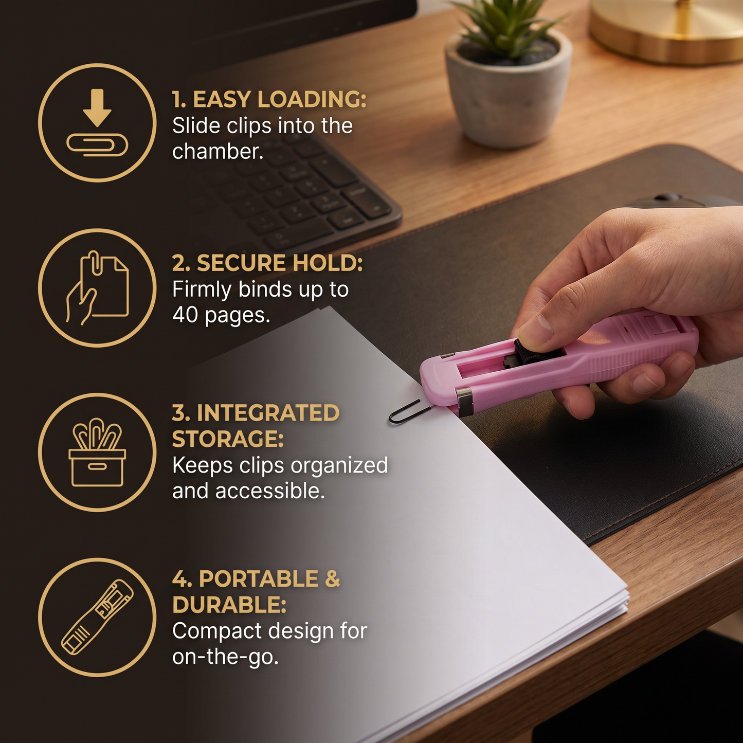 Multifunctional Paper Clip – Practical Helper for Documents and Papers