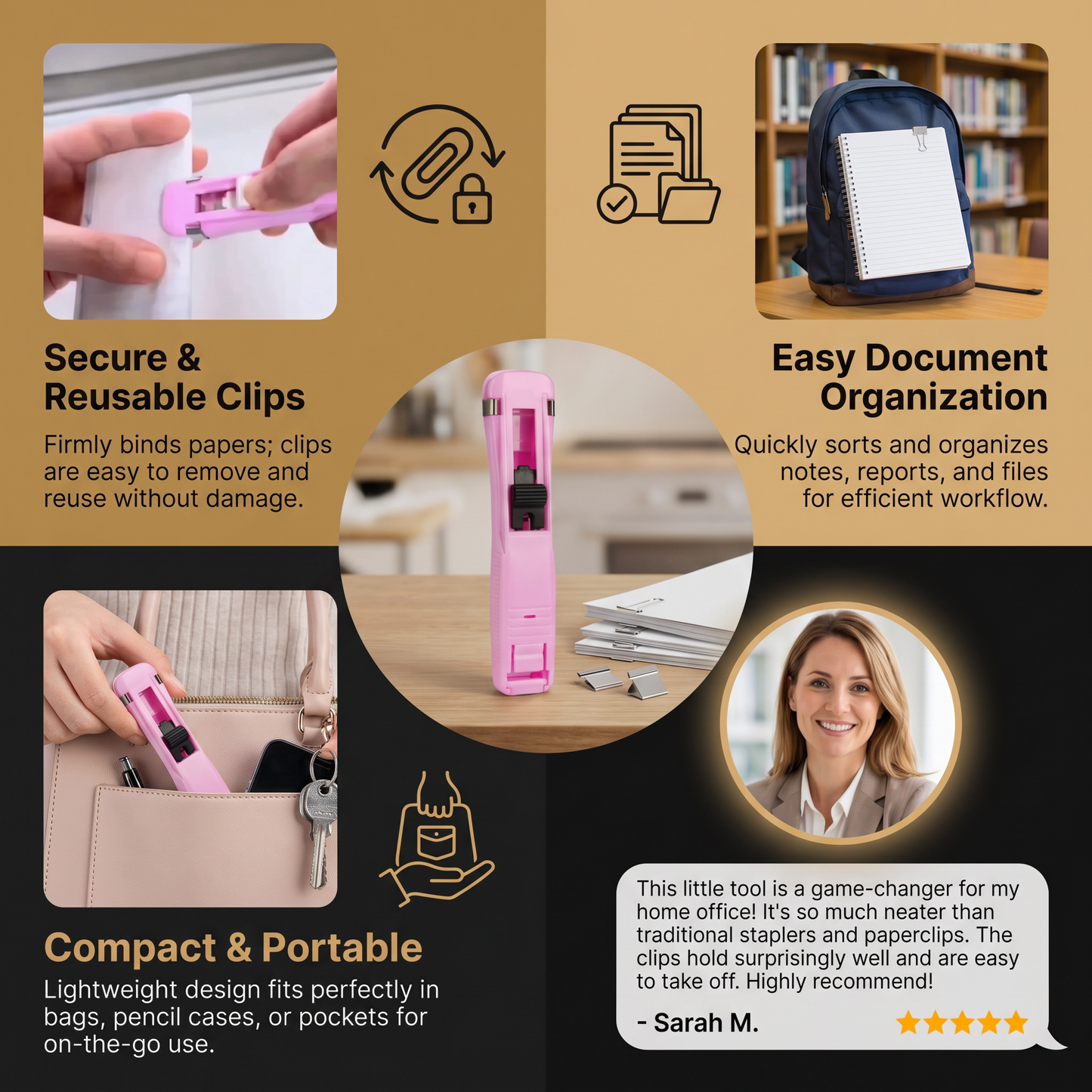 Multifunctional Paper Clip – Practical Helper for Documents and Papers
