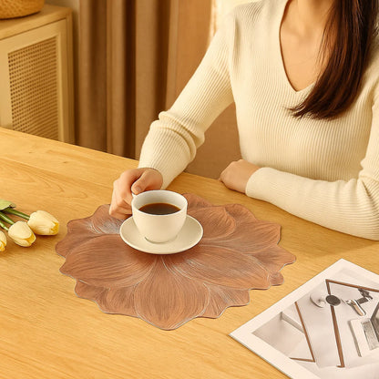 Creative Floral Table Set – Waterproof and Oil-Resistant