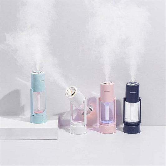 Rotating Humidifier with Automatic Tilt for Improved Air Quality