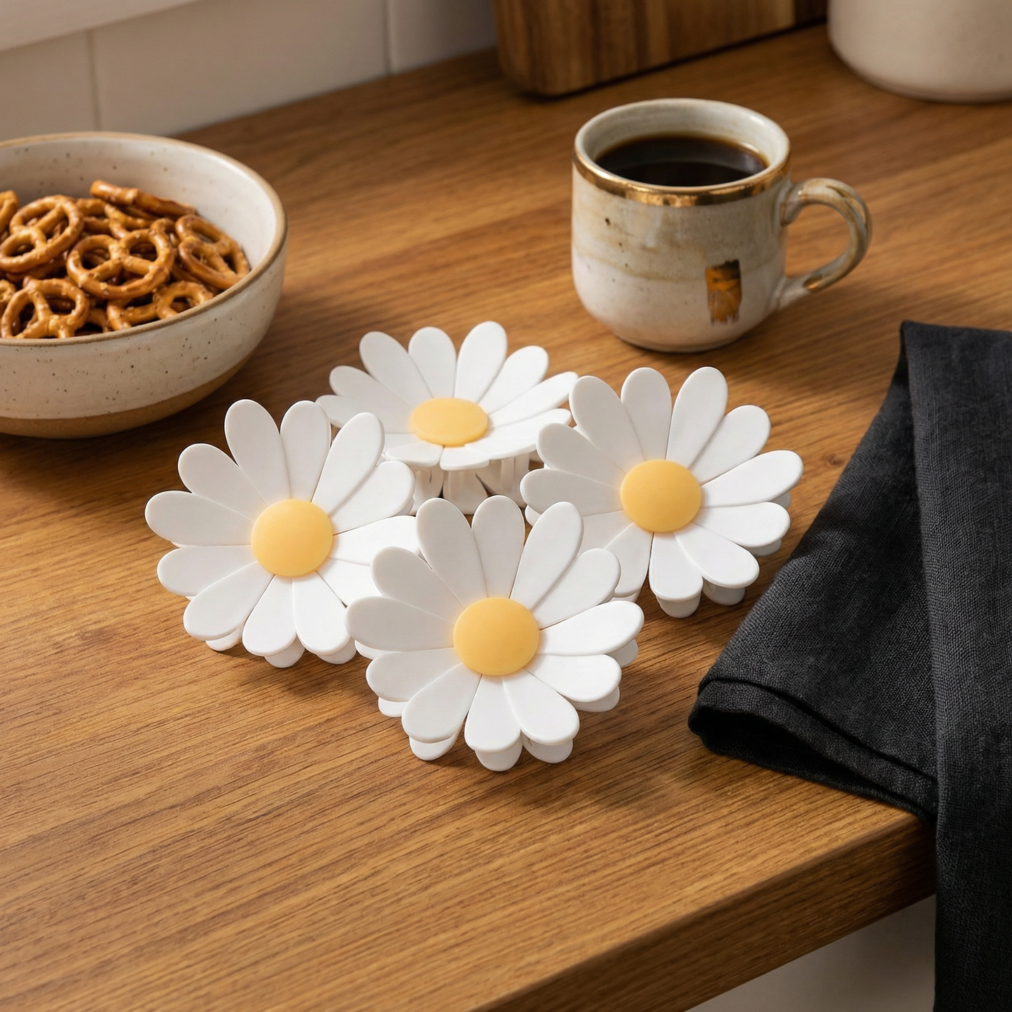 Flower Bag Sealing Clip – For Snacks & Food Storage (4-Pack)
