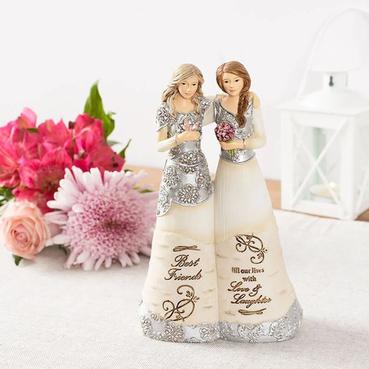 Enchanted Friendship - Figurine With Uplifting Quote