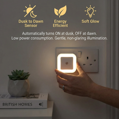 LED Night Light Set with Sensor – Compact & Energy-Efficient