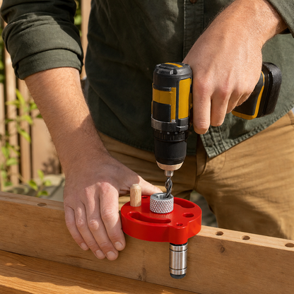 Self-Centering Doweling Jig – Precision Drill Guide
