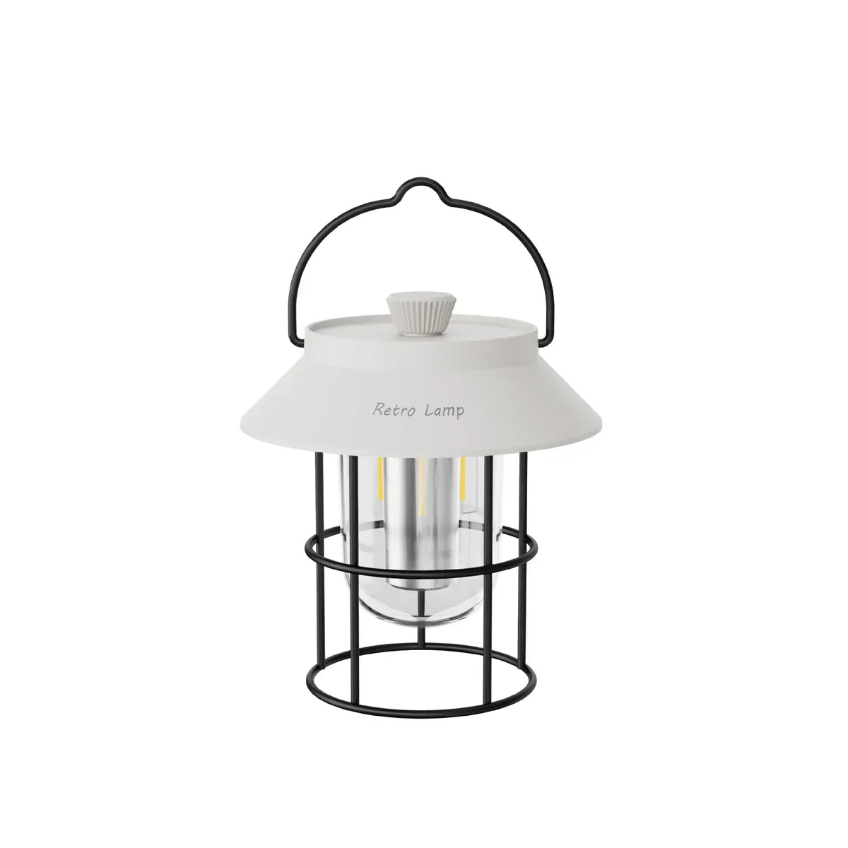 Retro LED Camping Lantern – Portable Light for Indoor and Outdoor Use