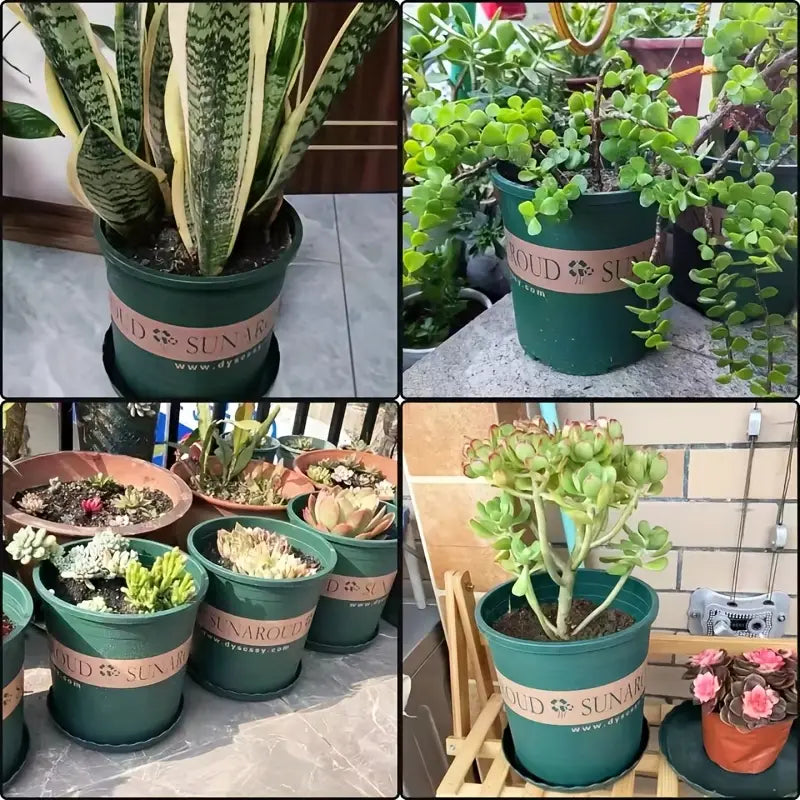 Durable Plastic Flower Pot – Weather-Resistant Planter for Garden & Balcony