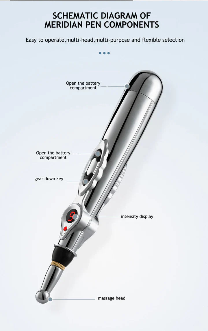Rechargeable Acupuncture Pen | Meridian Stimulator For Targeted Pain Relief