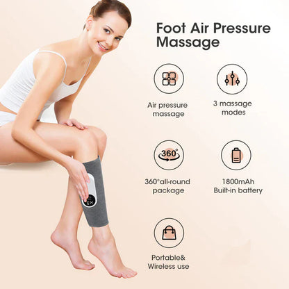 Electric Leg Massager - Air Compression with 3 Adjustable Massage Modes