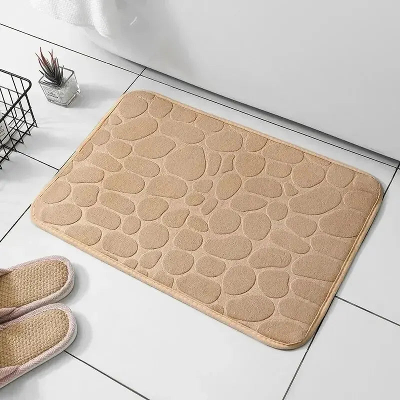 Non-Slip Memory Foam Bath Mat – Soft Absorbent for Bathroom