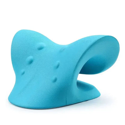Neck and Shoulder Relief Stretcher – Cervical Traction Pillow for Spinal Alignment and Massage