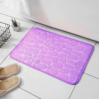 Non-Slip Memory Foam Bath Mat – Soft Absorbent for Bathroom