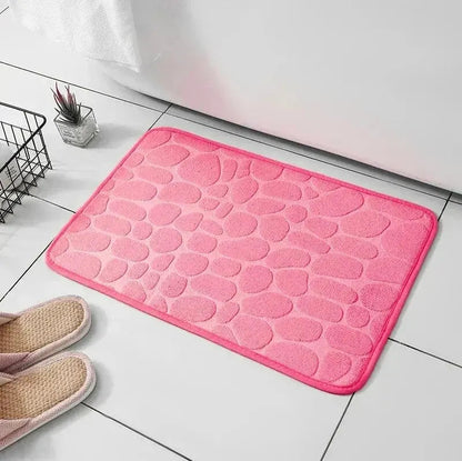 Non-Slip Memory Foam Bath Mat – Soft Absorbent for Bathroom