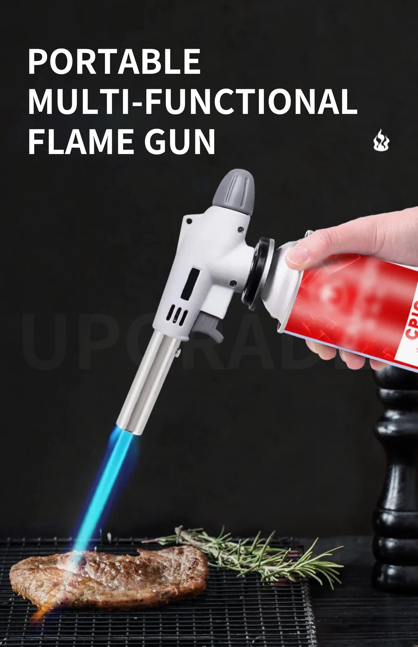 Portable Butane Torch Lighter – Ideal for BBQ, Camping & Kitchen Use