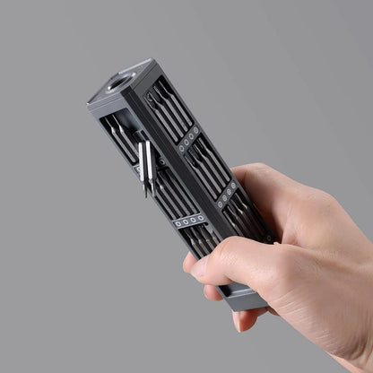 24-Piece Professional Screwdriver Set with Magnetic Tips for Precision Tasks